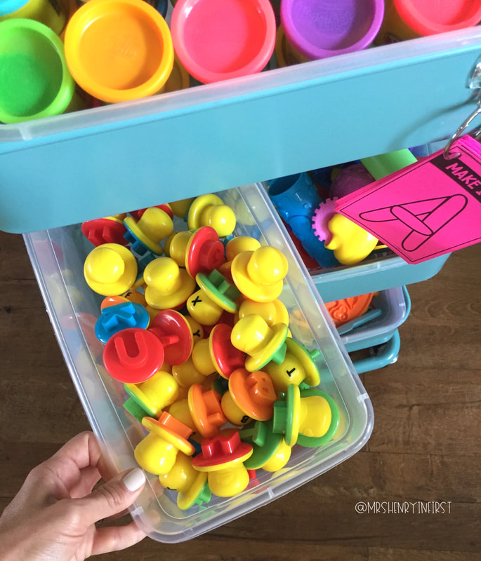 PLAY DOH STORAGE  DIY Play Doh Station for Playroom! 